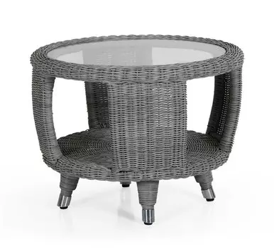 Плетеный стол Evita-Silva grey