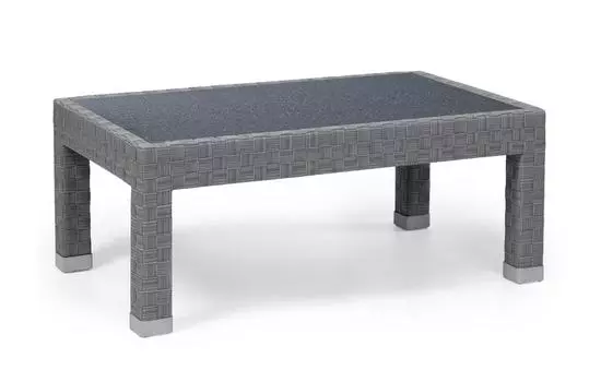 Плетеный стол Forum grey