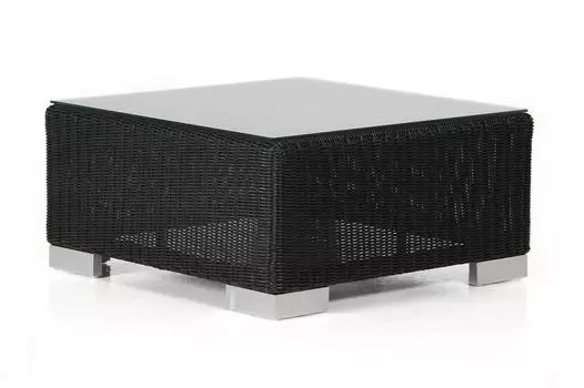 Плетеный столик-пуф Forum black