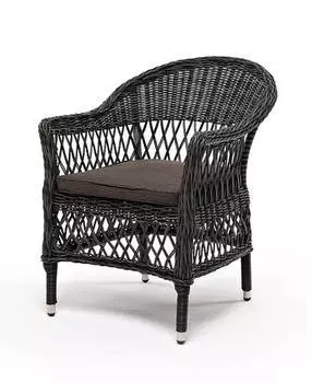 Плетеный стул из искусственного ротанга Сицилия, графит