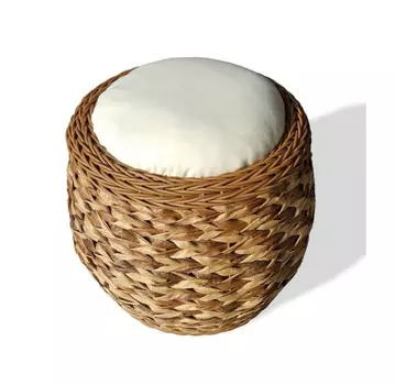 Пуф-банкетка из искусственного ротанга ANTIBES