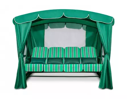 Садовые качели Дефа Люси Люкс зеленый