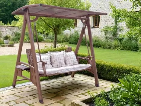 Садовые качели Magnate W beige из алюминия