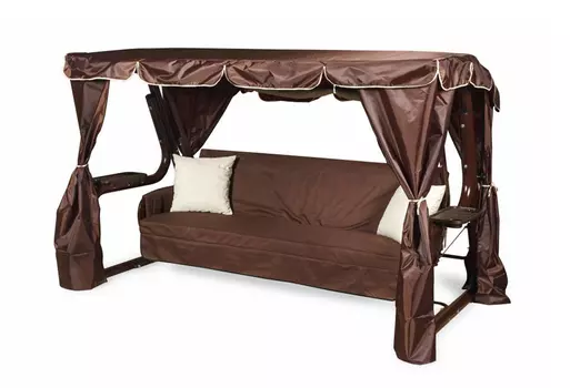 Садовые качели Нирвана 76 PREMIUM, шоколад
