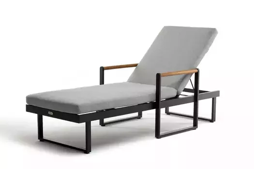 Шезлонг из алюминия MAYA темный графит