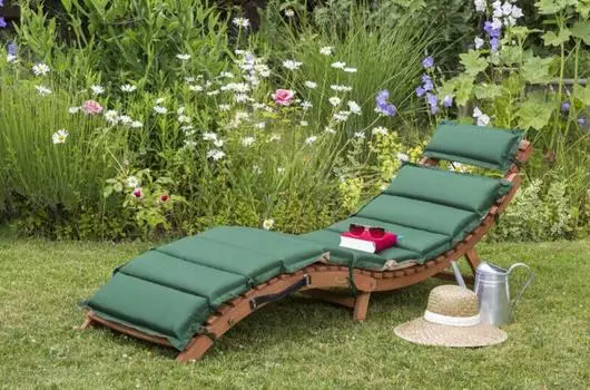 Шезлонг-лежак AFM-803A Beige-Green