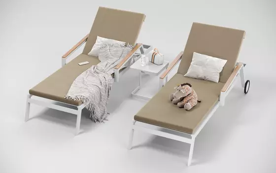 Шезлонг SOGNO S бежевый