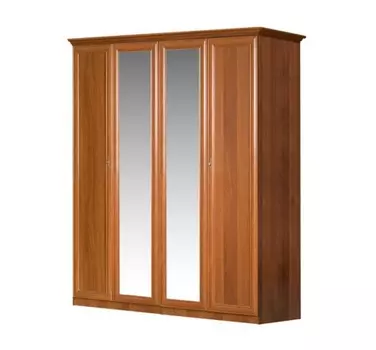 Шкаф четырёхстворчатый с зеркалом Европа-7
