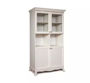 Шкаф двухдверный Амели (две малые двери и два витража)