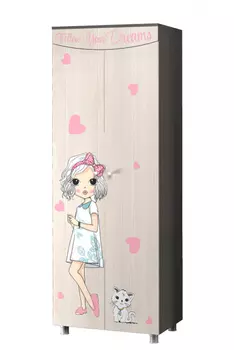 Шкаф двухстворчатый Алиса