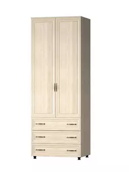 Шкаф двухстворчатый Гармония без зеркал с ящиками