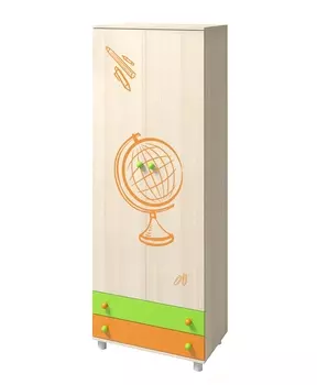 Шкаф двухстворчатый Почемучка