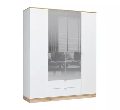 Шкаф Джидда 1800 белый / дуб делано