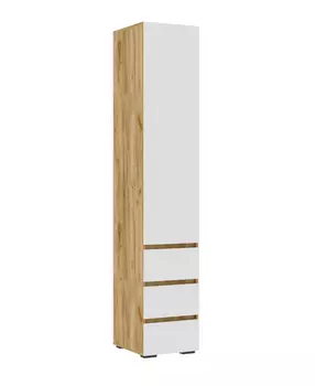 Шкаф Элла ПН 03 белый / дуб крафт золото