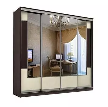 Шкаф-купе Неаполь Ротанг-14