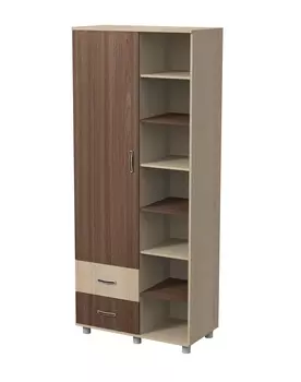 Шкаф одностворчатый с открытыми полками Алешка ЛДСП