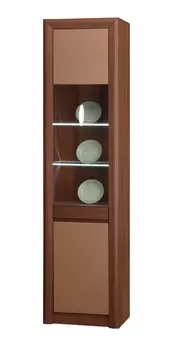 Шкаф-пенал Камелия-5 венге/дуб линдберг