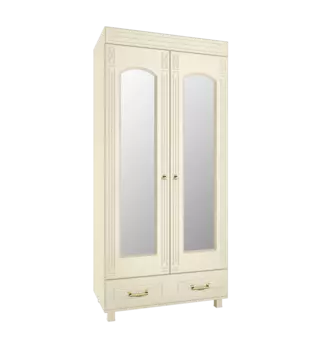 Шкаф платяной с зеркалом Элизабет ЭМ-16