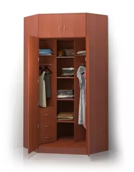 Шкаф угловой распашной Alisa-15