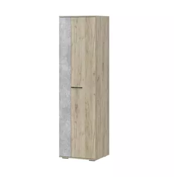 Шкаф Вальс ШК-600 дуб крафт серый / бетонный камень