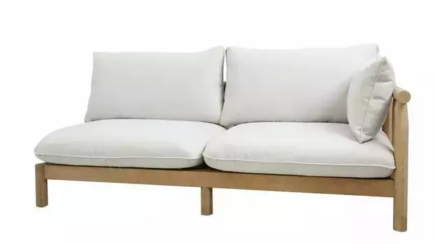 Софа из тика BUNGALOW 2-х местная с левым подлокотником