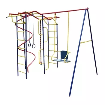 Спортивный комплекс Пионер Вираж дачный со спиралью