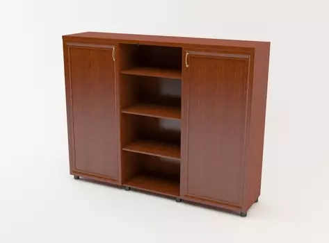 Стеллаж Премьер 2-х дверный 1800