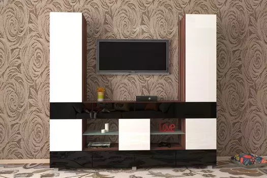 Стенка для гостиной Мебелеф-15