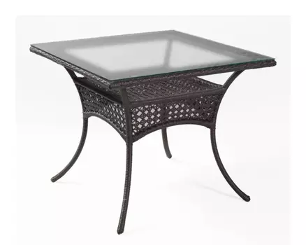 Стол DECO обеденный квадратный темно-коричневый