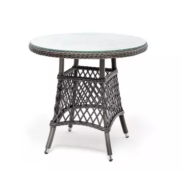 Стол из искусственного ротанга Эспрессо 80, графит