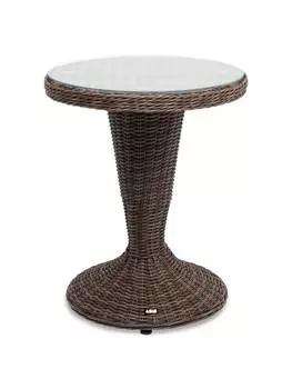 Стол из искусственного ротанга Леванте, коричневый