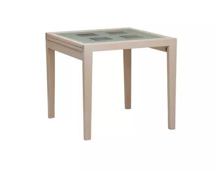 Стол обеденный раздвижной со стеклом