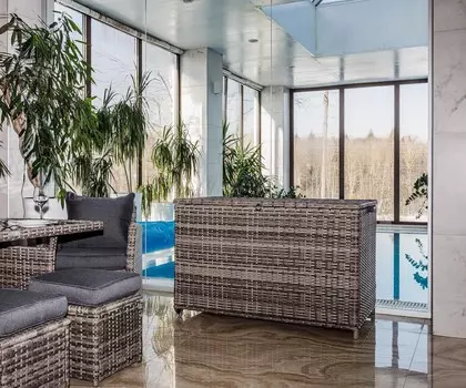 Сундук для хранения KARL 120 c колесиками серый