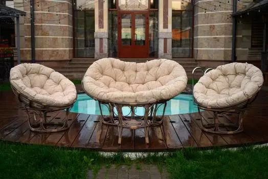 Террасный комплект Mamasan + Papasan + Стол (Какао)