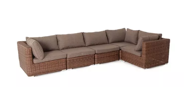 Трансформирующийся диван Лунго коричневый