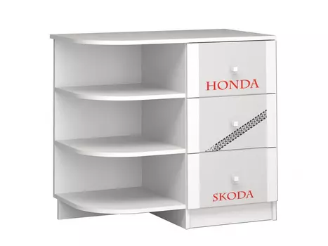 Тумба с открытыми полками Смарти