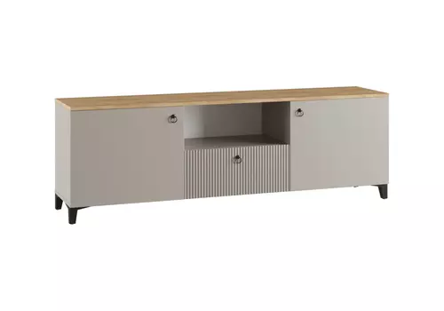 ТВ-тумба Ника ПВШ бежевый мат-05/кашемир/дуб делано