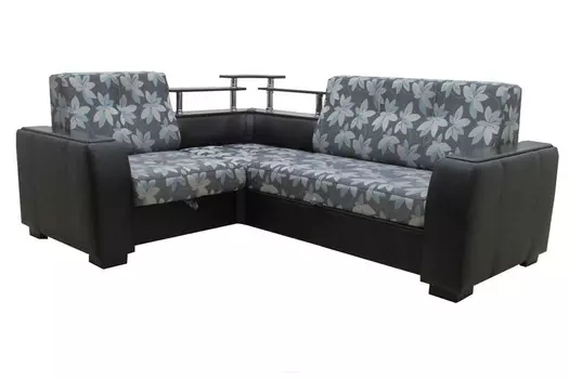 Угловой диван Бостон с полкой