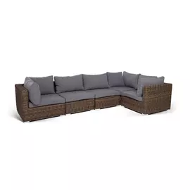 Угловой диван Лунго Brown