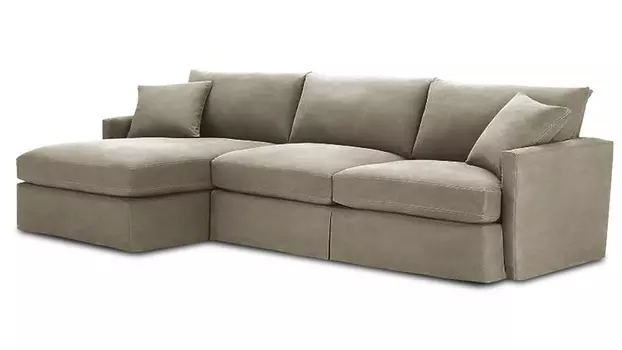 Угловой диван Марсия с оттоманкой