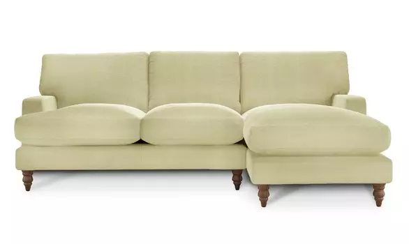 Угловой диван с оттоманкой Болтон м77