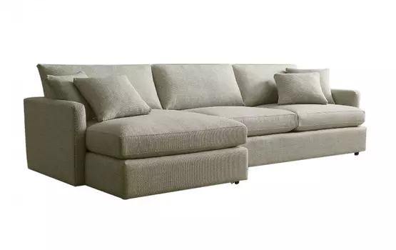 Угловой диван Стелф с оттоманкой