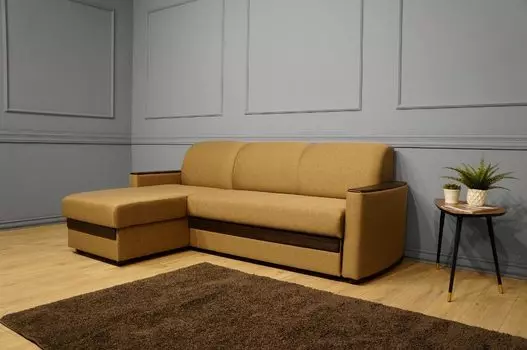 Угловой диван Визави 08 с оттоманкой