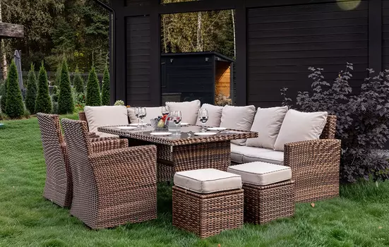 Угловой комплект ZORRO PLUS DOUBLE коричневый