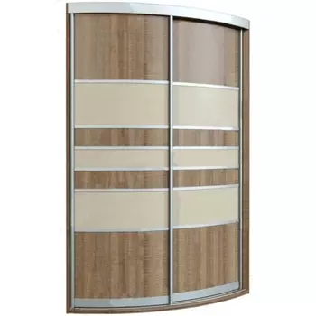 Угловой радиусный шкаф-купе Севилья 2-1