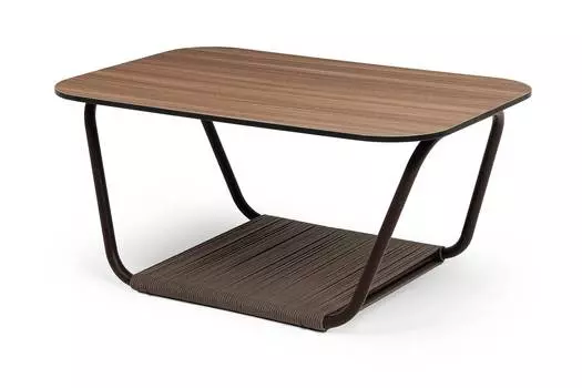 Журнальный стол Гранада 90х60 см из HPL, дуб