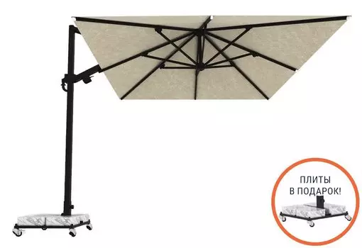 Зонт профессиональный Banana Plus Dickson 3х3 с плитами