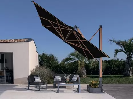 Зонт профессиональный Galileo Wood черный