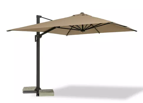 Зонт Римини 3х4 м, бежевый