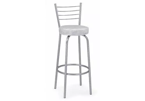 Барный стул Kuroda белый мрамор / светлый мусс